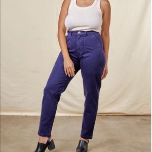 Navy Big Bud Press pencil pants! Size small